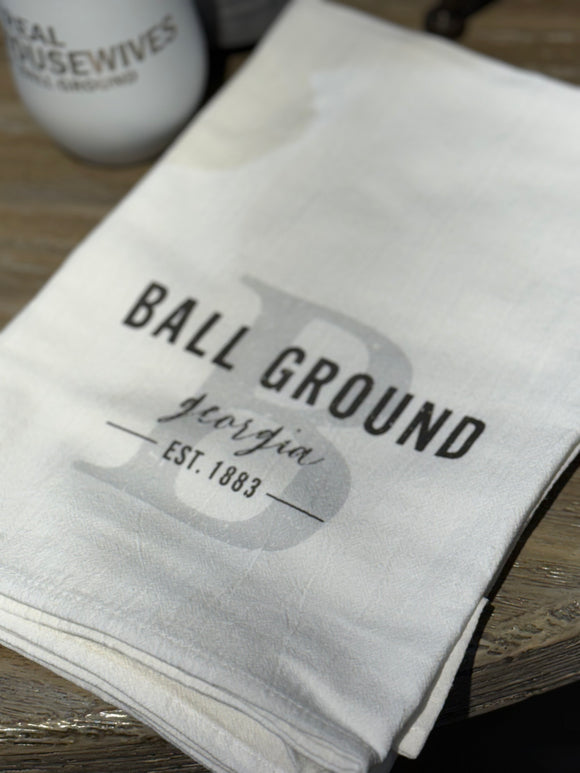 Ball Ground, Ga Est. 1883 Tea Towel