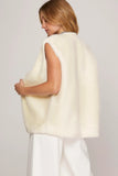 White Soft Fur Vest