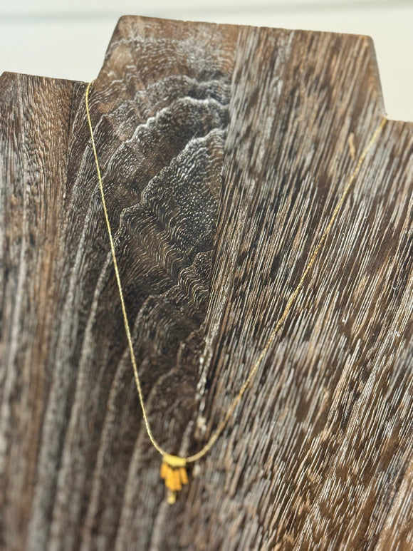 5 Bar Gold Necklace