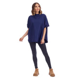 Navy Cullen Top - One Size