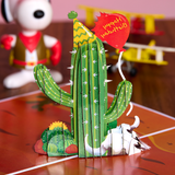 Happy Birthday Prick Funny 3D Pop-Up Cactus Card