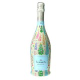 Timeless Christmas Trees Prosecco Bottle Wrap