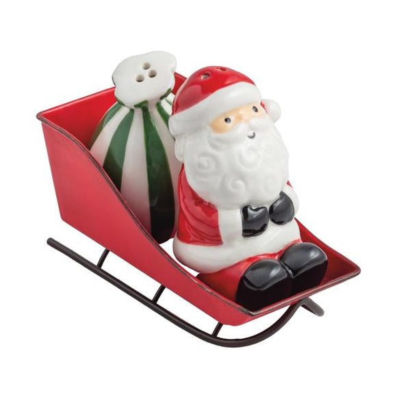 Santa's Sleigh Salt & Pepper