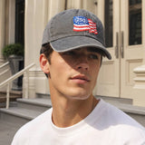 American 250 Waving Flag Embroidered Hat