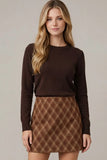Plaid Pattern Skirt