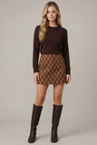Plaid Pattern Skirt