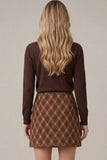 Plaid Pattern Skirt