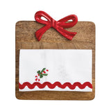 Gingerbread Beaded Card Ornament