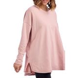 Libba Blush Swing Hem Top