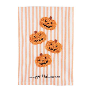 Jack-O-Lantern Beaded Towel