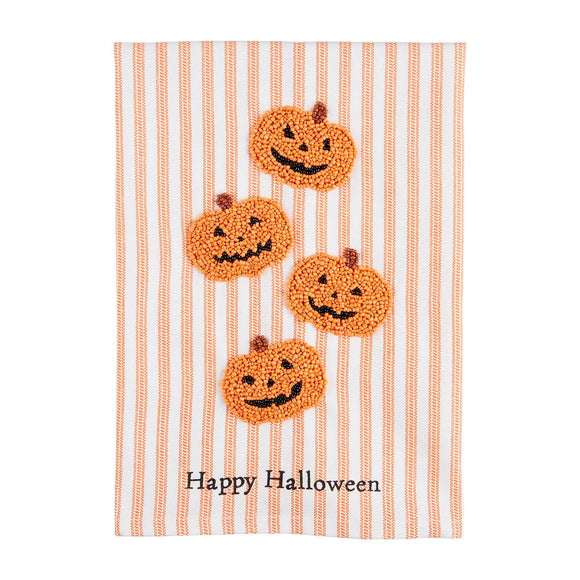 Jack-O-Lantern Beaded Towel