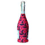 Preppy Halloween Witch Hats Prosecco Bottle Wrap