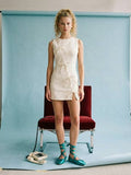 White Multi Bow Front Dress