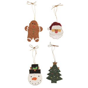 Tree Beaded Card Ornament