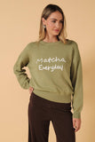 Matcha Everyday Green Sweater