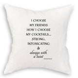 I Choose My Friends: Dishtowel