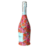 Pink & Orange Pumpkins Prosecco Bottle Wrap