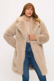 Luxe Taupe Fox Fur Coat