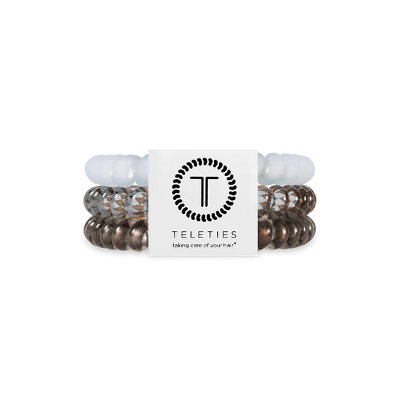 Truly Taupe Set of 3 Small Hair Teleties