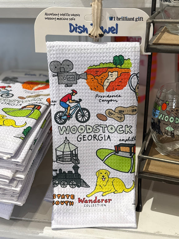 Woodstock Georgia Icon Dish Towel