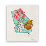 Floral Georgia On My Mind: Dishtowel