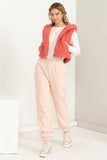 Pastel Pink Sweater & Jogger Pant Set