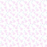 Pastel Birthday Party Hats Prosecco Bottle Wrap