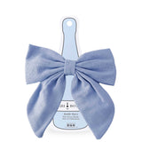 Beau Bottles Blue Linen Bottle Bow