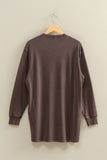 Dark Brown Comfy Sweater Dress