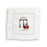 Bulldog with Arches: Dishtowel