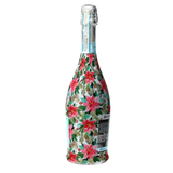 Holiday Bloom Prosecco Bottle Wrap