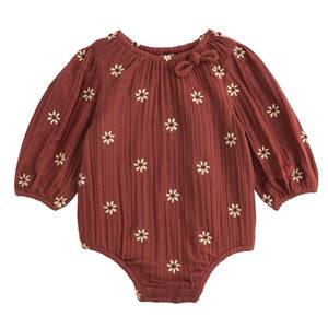 Embroidered Daisy Baby Bubble