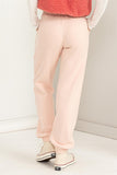 Pastel Pink Sweater & Jogger Pant Set