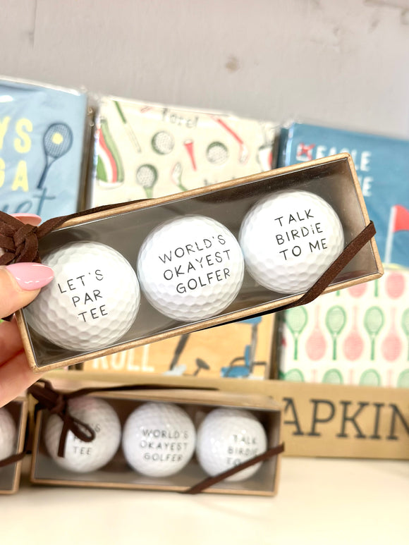 Let's Par Tee Golf Ball Set