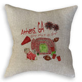 Georgia Football Pattern: Dishtowel