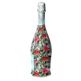 Holiday Bloom Prosecco Bottle Wrap