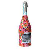 Pink & Orange Pumpkins Prosecco Bottle Wrap