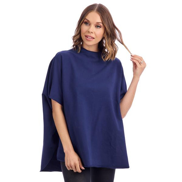 Navy Cullen Top - One Size