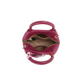 Tan Bucket Bag with Scarf Detail