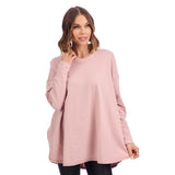 Libba Blush Swing Hem Top