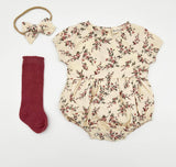 Anessa Romper Set: 2pc set 6-12 months