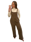 Soft Mocha Cord Jumpsuit