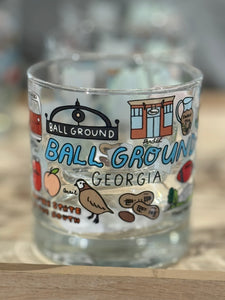 Ball Ground Georgia Whiskey Glass
