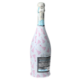 Pastel Birthday Party Hats Prosecco Bottle Wrap