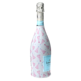 Pastel Birthday Party Hats Prosecco Bottle Wrap