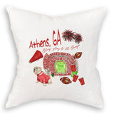 Georgia Football Pattern: Dishtowel