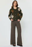 Soft Brown Elastic Waist Pants