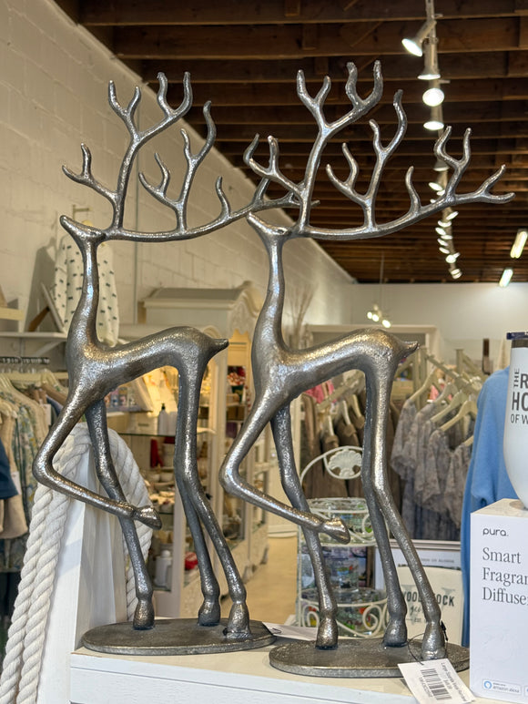 Large Sparkle Metal Reindeer