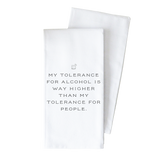 Tolerance Tea Towel: NATURAL