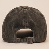 Ghost - Black Embroidered Baseball Hat